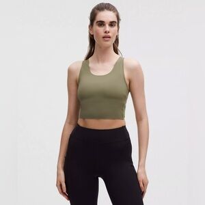 Lululemon BNWT Fast and Free Tank Top Light In color Bay Leaf size large